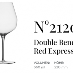 Mark/Thomas N°2120 Double Bend Red expression glas